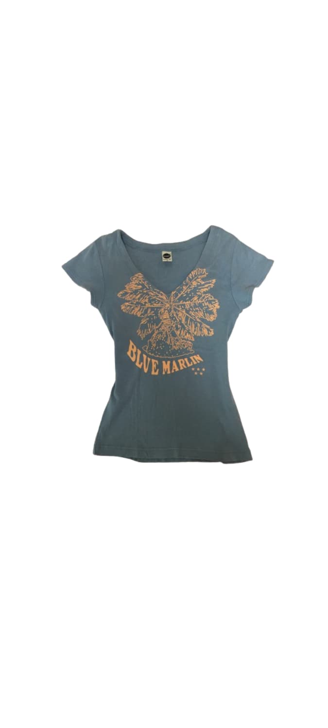 BLUE MARLIN 일본 빈티지 갸루 반팔티 상품이미지1