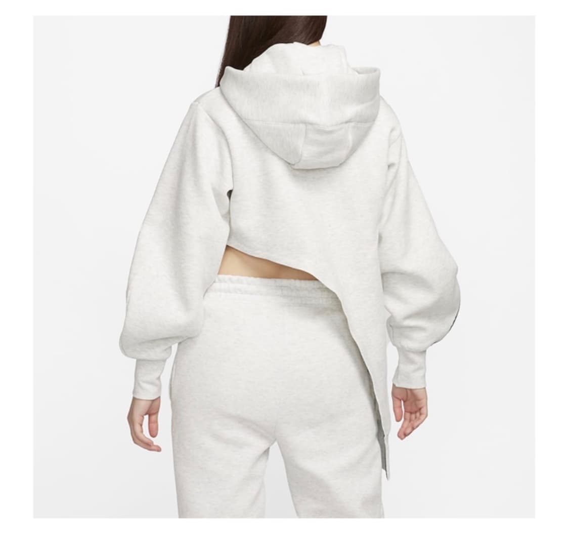 나이키 여성 테크 플리스 비대칭 후드 상품이미지2