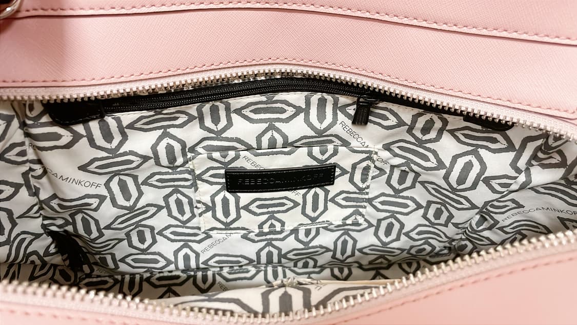 [새상품] 레베카밍코프 핑크 사피아노 토트백 숄더 크로스 가방 상품이미지7