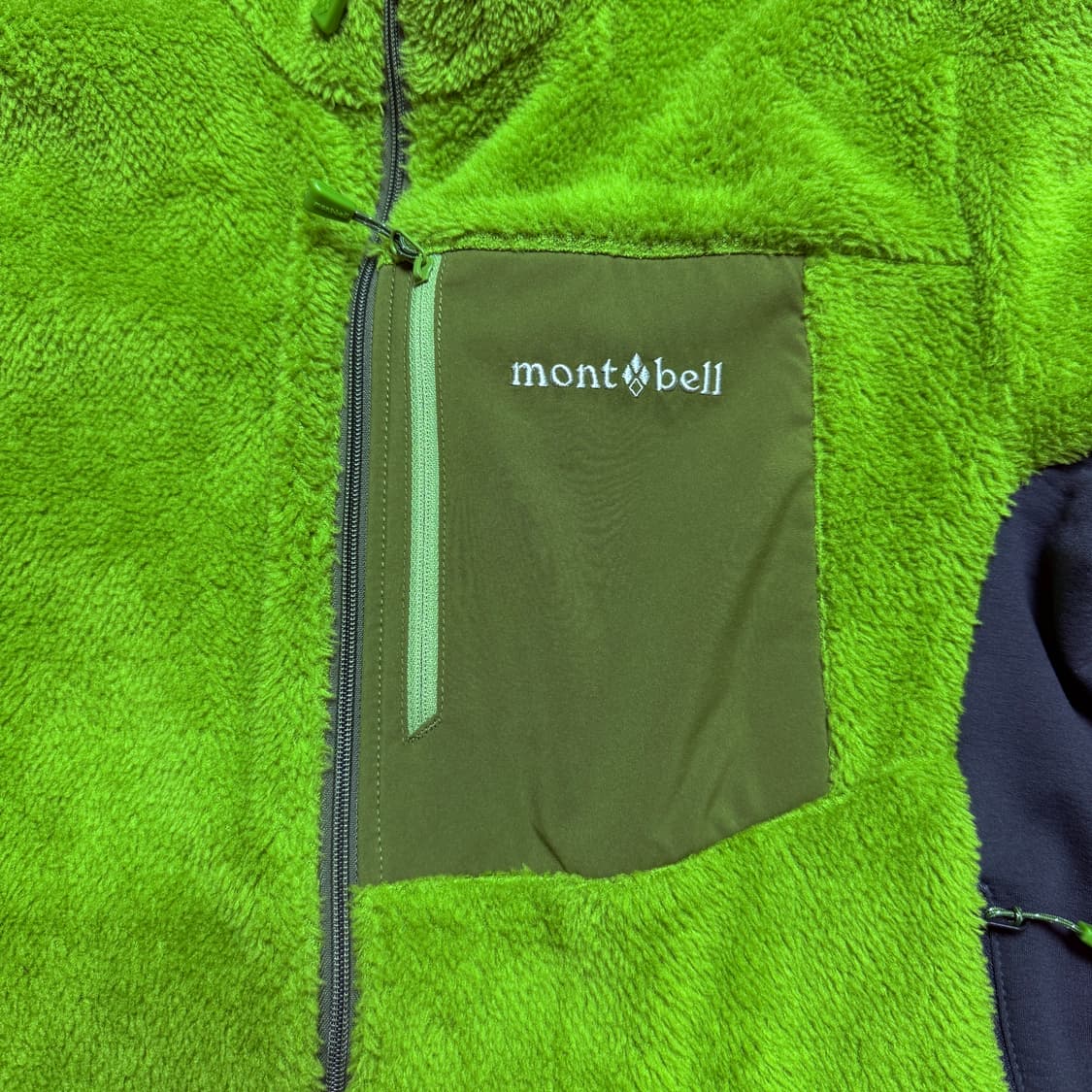 몽벨 후리스 자켓 그린 M사이즈 상품이미지2