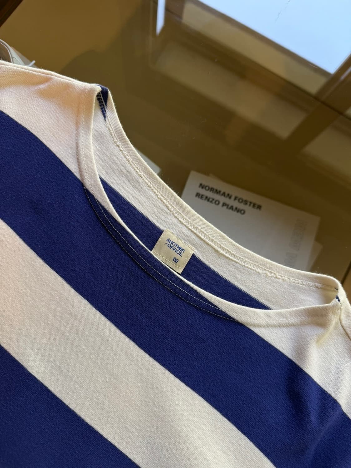 어나더오피스 스트라이프 티셔츠 100 상품이미지7