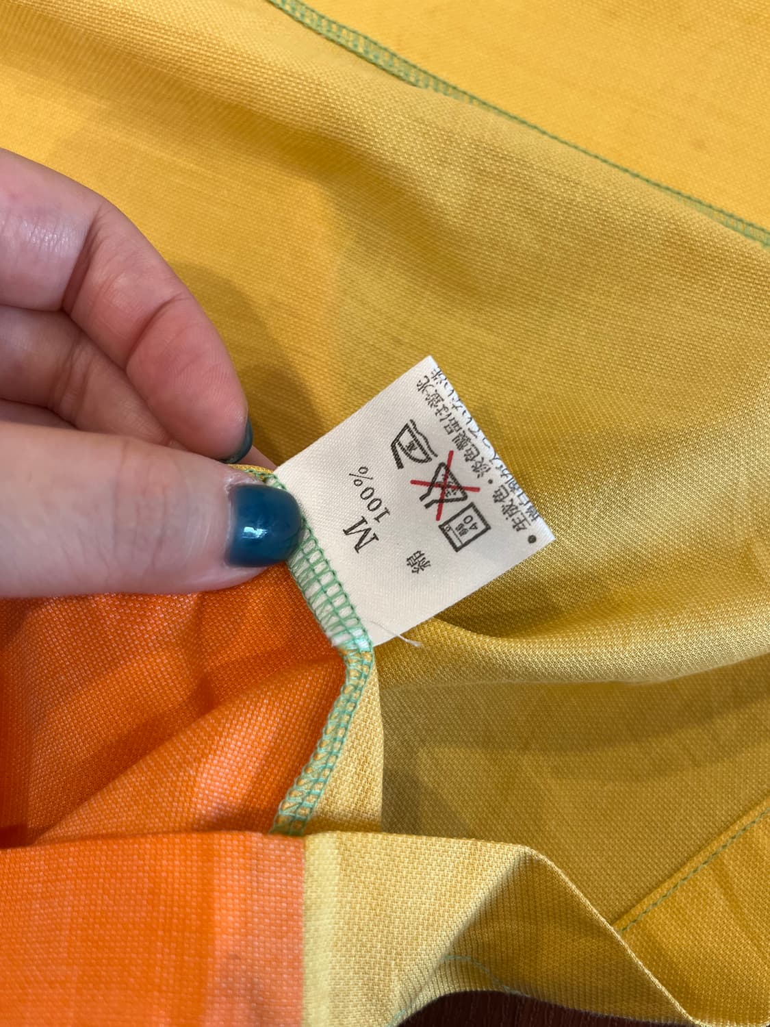 Benetton 베네통 멀티 컬러 오픈 카라 반팔 셔츠  상품이미지10