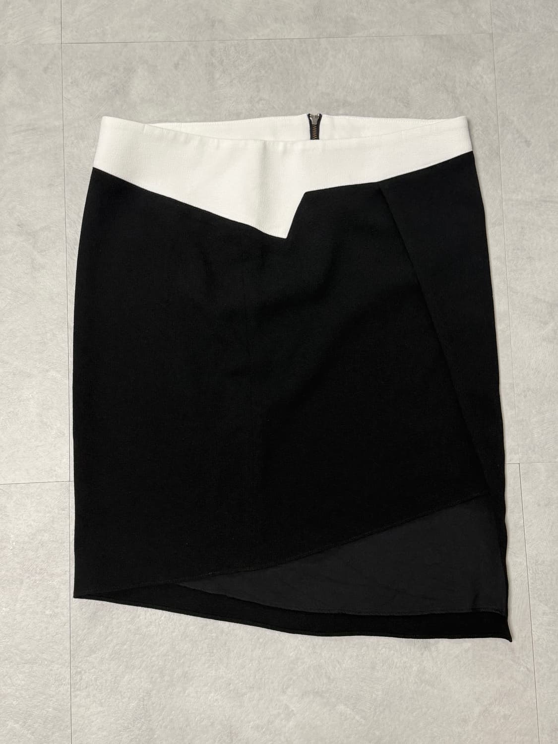 헬무트랭 언발 미니 스커트 블랙 상품이미지3