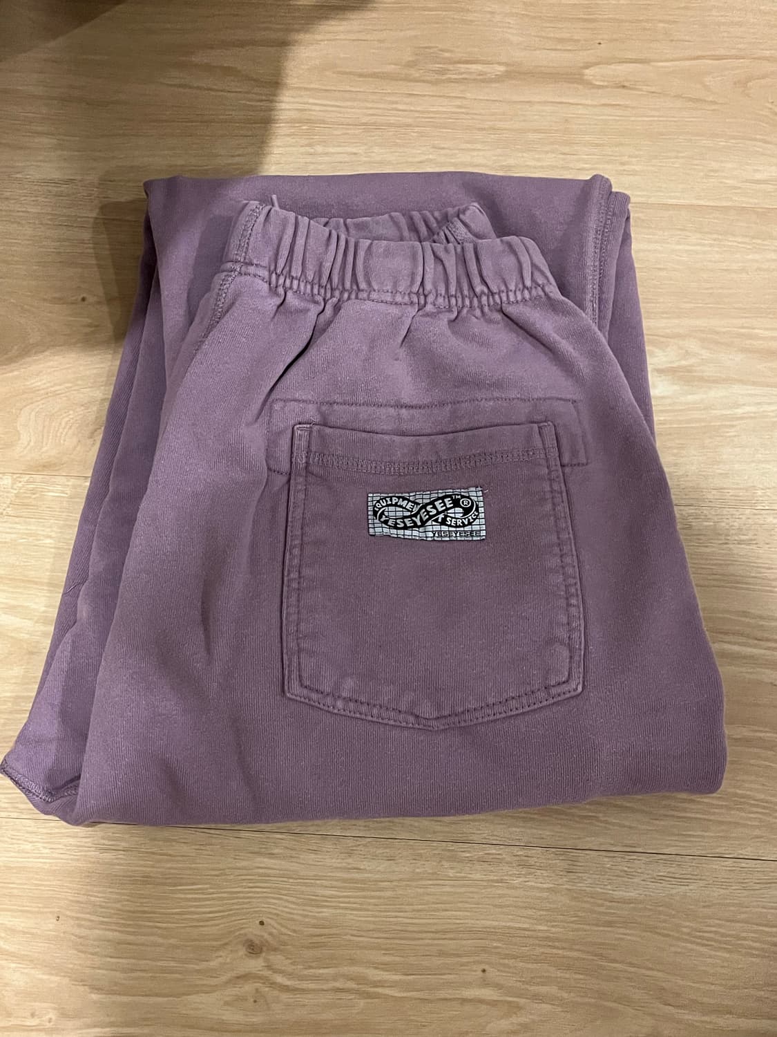 YESEYESEE 예스아이씨 조거팬츠 스웻팬츠 라벤더 상품이미지3