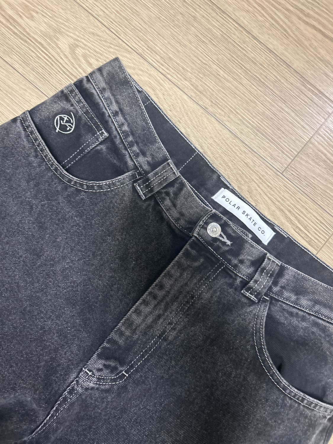 폴라스케이트 빅보이 팬츠 실버블랙 L 상품이미지3