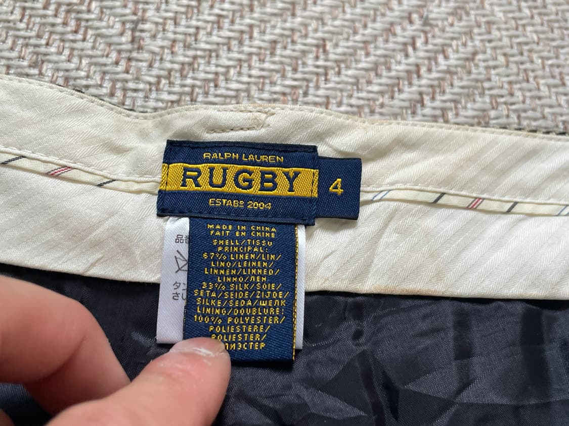 랄프 로렌 럭비 헤링본 투턱 숏팬츠 상품이미지3