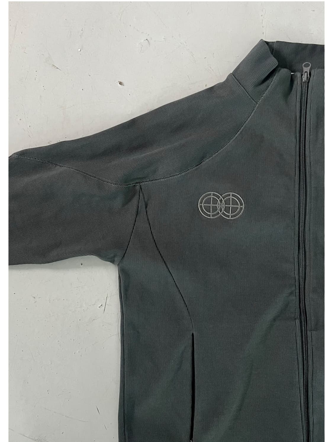 MPa RIBBED ZIP JACKET (CHARCOAL) (급처) 상품이미지4