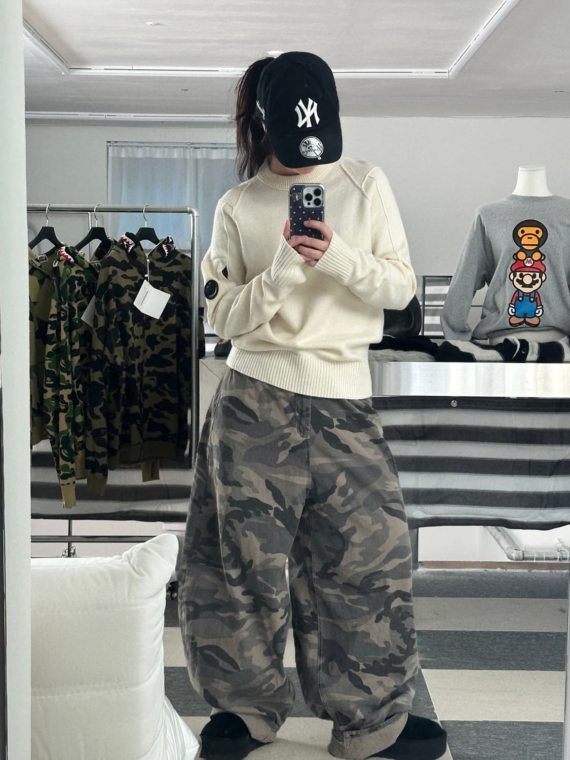 C.P컴퍼니 렌즈와펜 아이보리 울 니트  상품이미지2