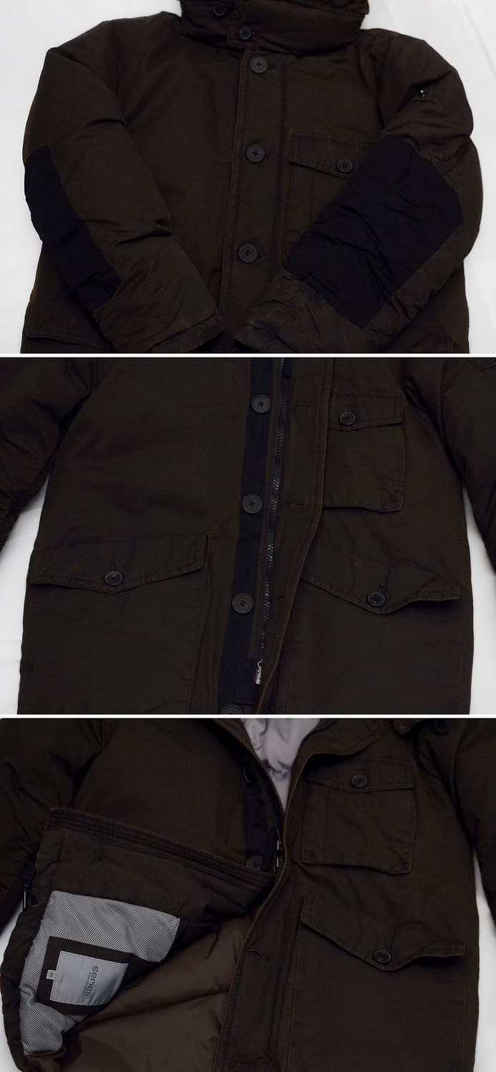 미착용) 시리즈 사우스폴 리서처 구스다운 롱패딩 파카 (100) 상품이미지6