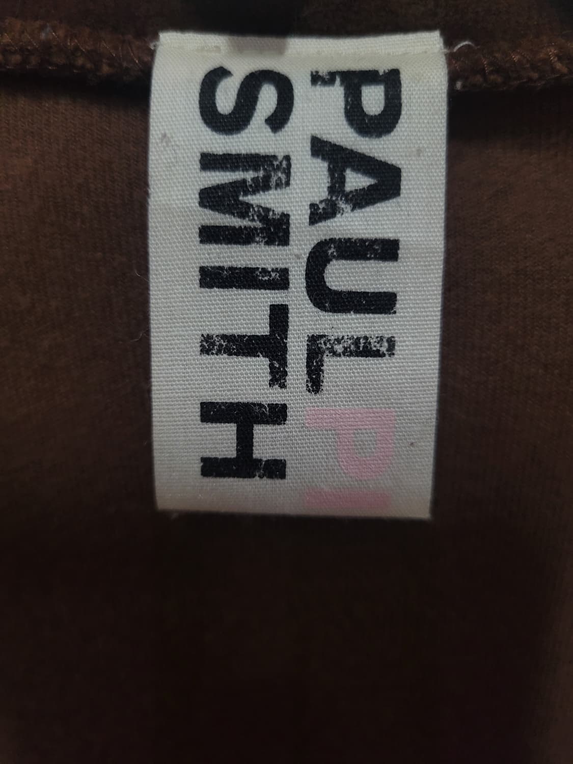 Paul Smith 폴스미스 벨루아 벨벳 브라운 핑크래빗 패치 집업자켓  상품이미지6