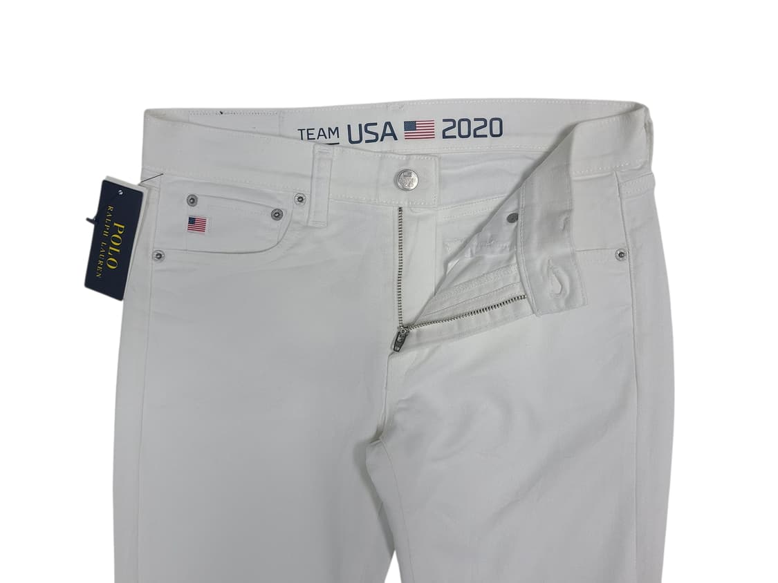 폴로 랄프로렌 x TEAM USA 2020 올림픽 White jeans 상품이미지2