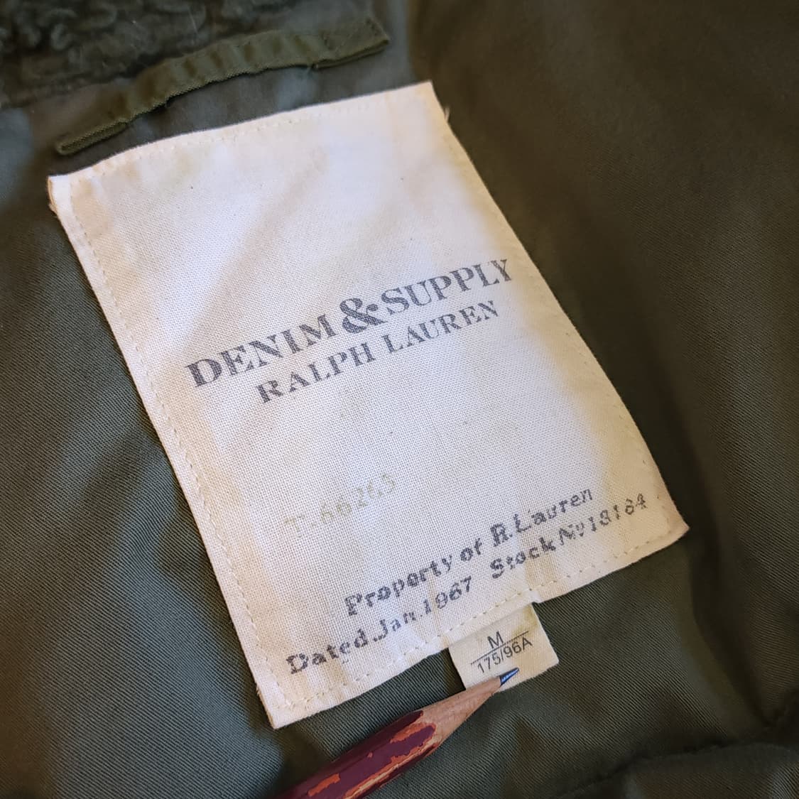 폴로 데님앤서플라이 n3b 다운 패딩 폴로 밀리터리 헤비다운 카키 M  상품이미지10