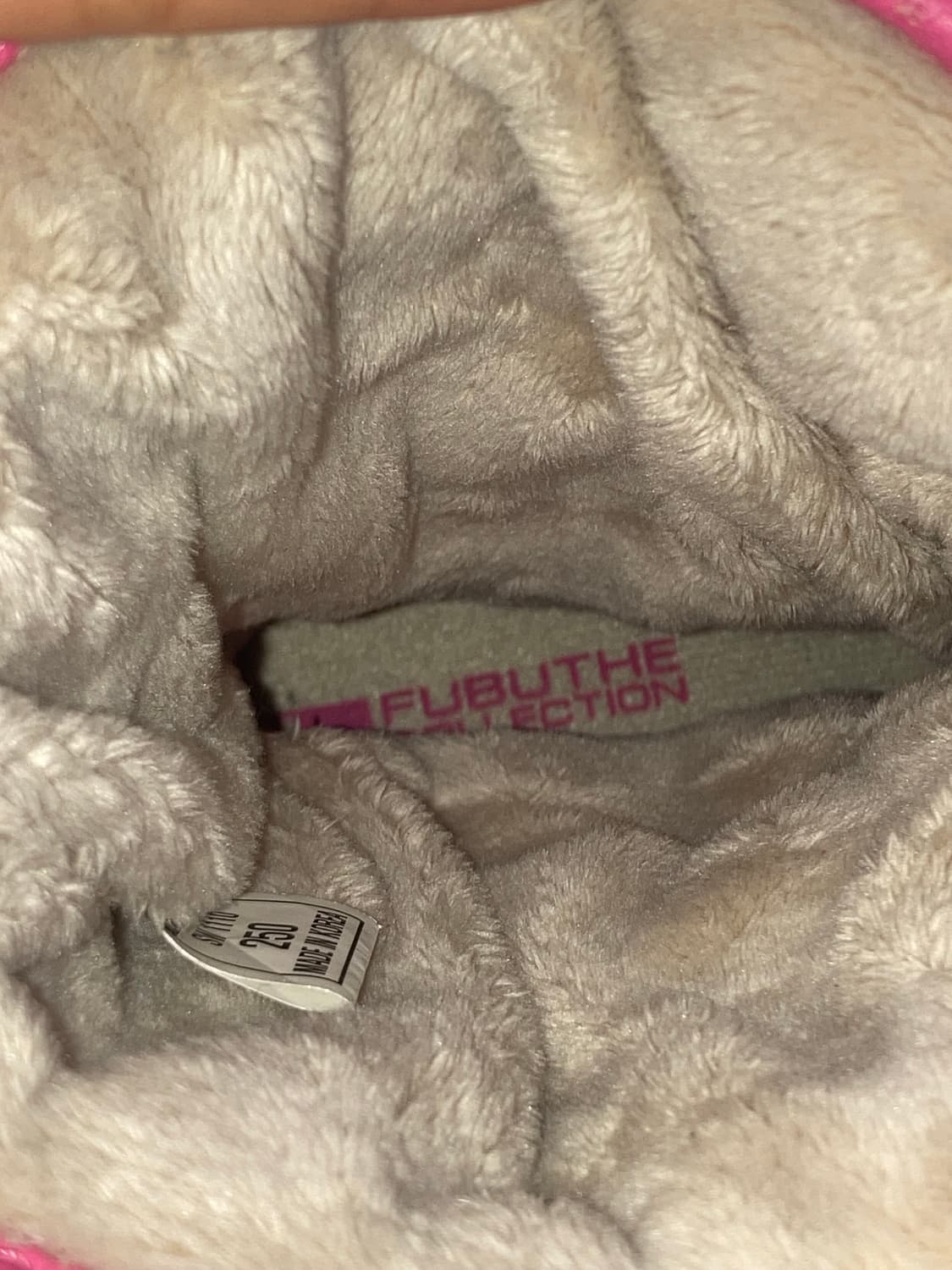 후부 갸루 하구미 사와코 하치 나나 핑크 퍼 부츠 250 상품이미지9