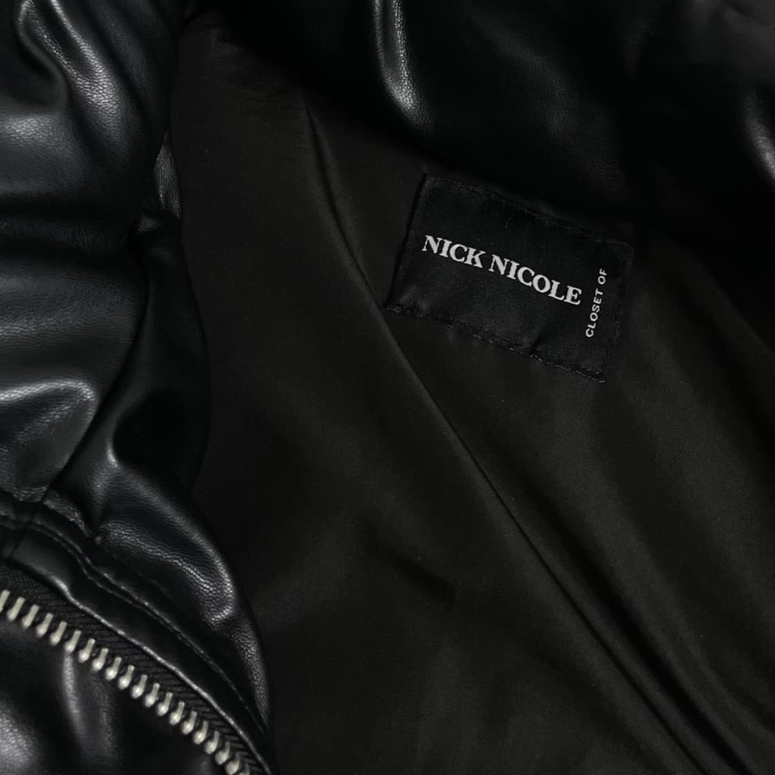 닉앤니콜 우먼스 센슈얼 레더 패딩 점퍼y 4183 상품이미지6
