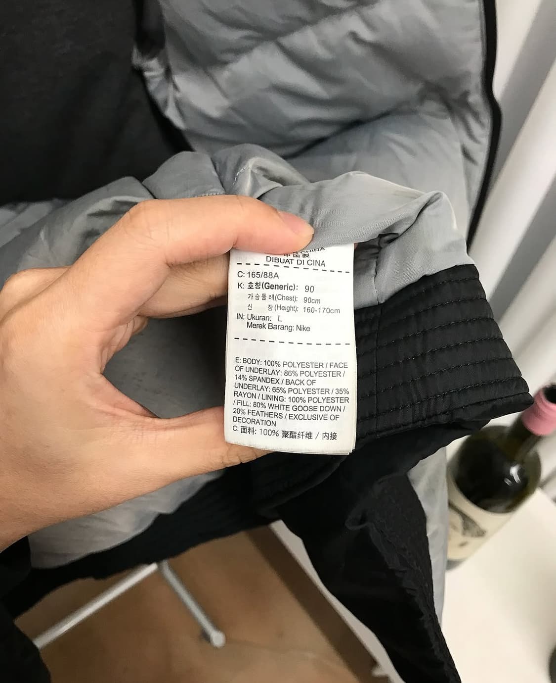 나이키 구스다운 하이넥 롱패딩 상품이미지3