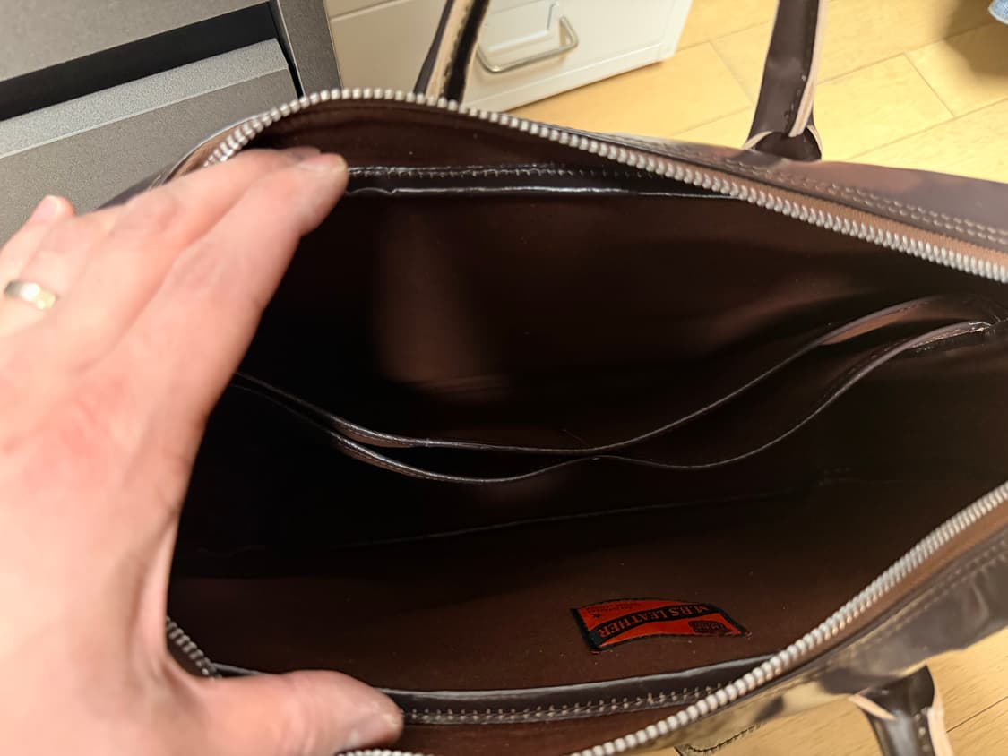 엠비스 A2 브리프케이스 브라운 16인치 상품이미지7