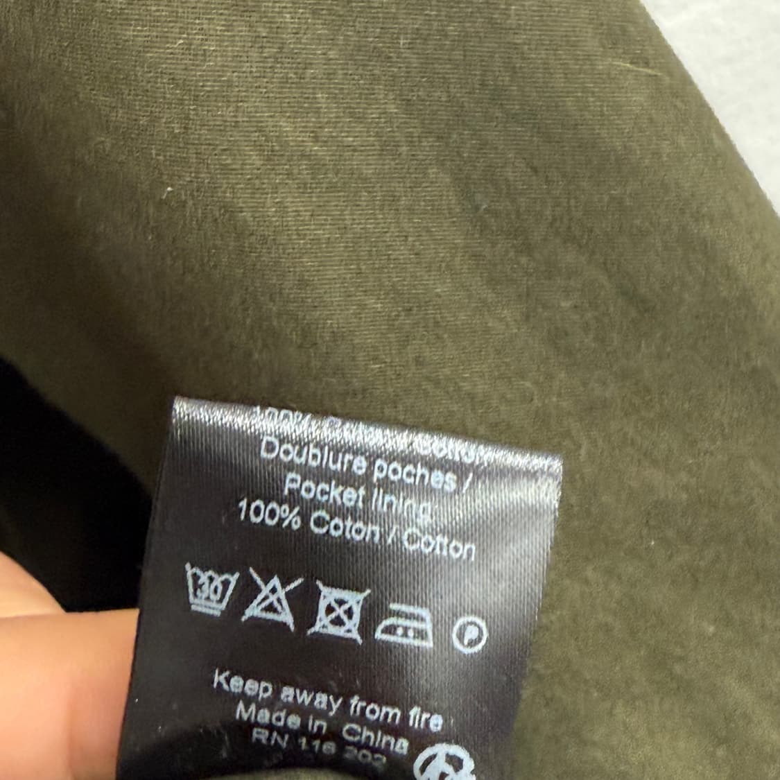 쟈딕앤볼테르 카키 사파리 자켓 (XS) 상품이미지4