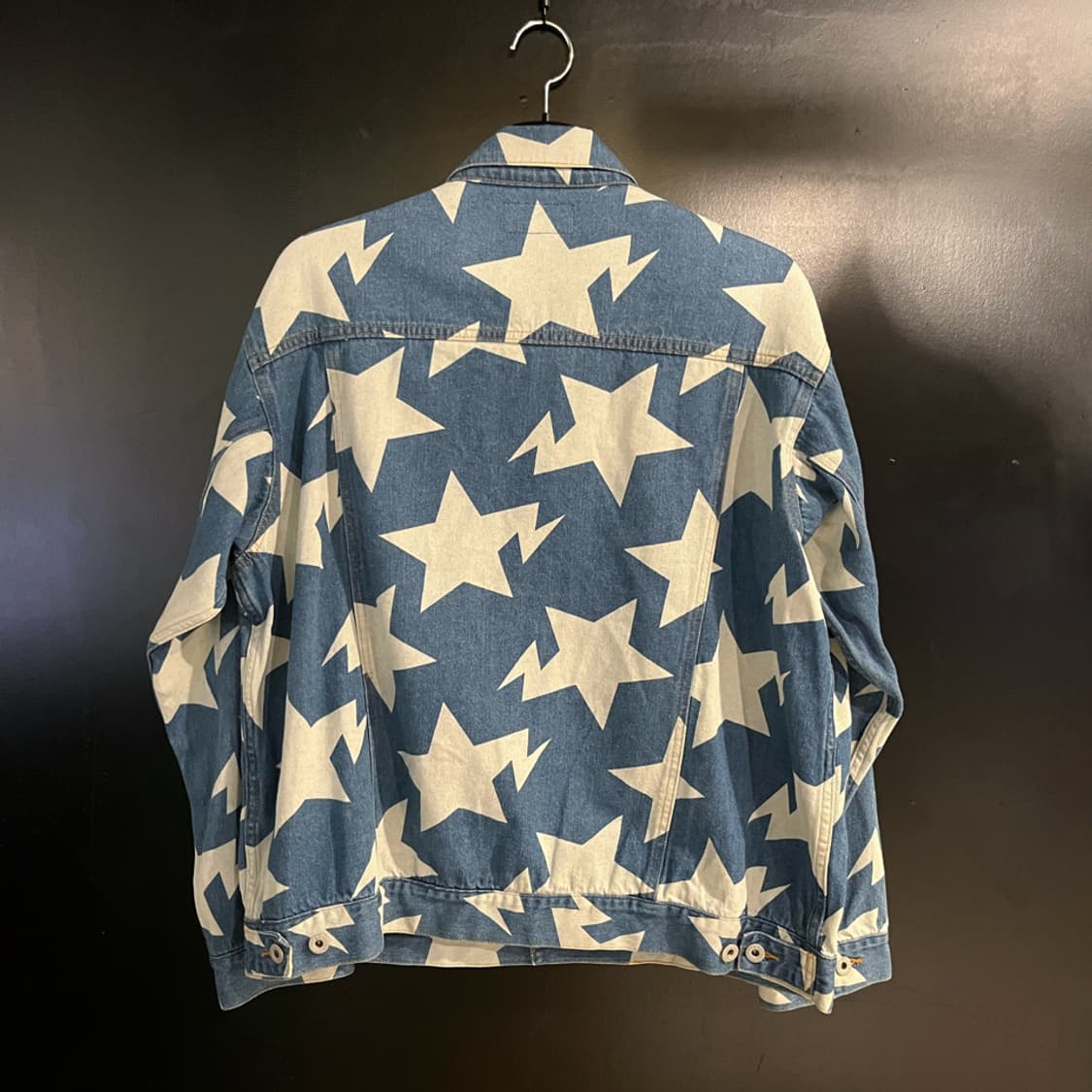 베이프 스타 패턴 루즈핏 데님자켓 상품이미지2