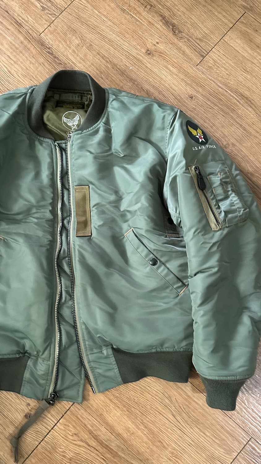 브론슨 U.S. 에어포스 MA-1 항공점퍼 L 상품이미지2