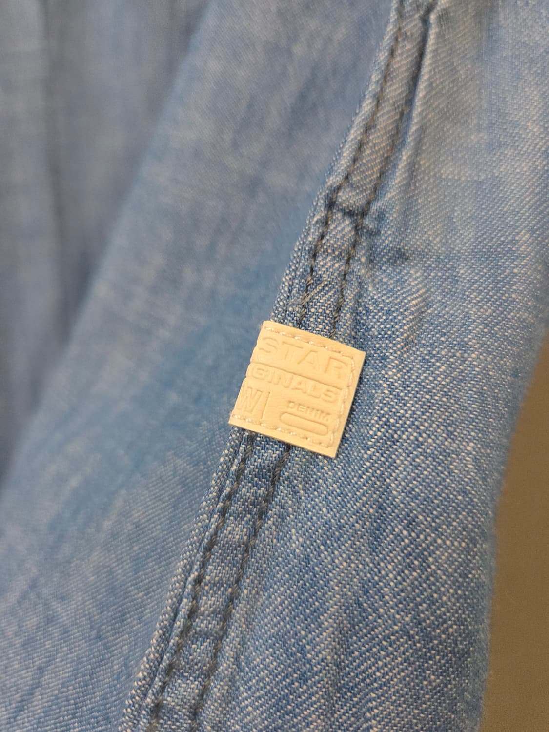 G-Star RAW 데님 민소매 셔츠(XXS/S/M) 상품이미지7