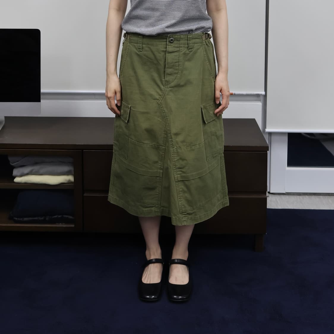 Beams Boy military skirt 상품이미지1