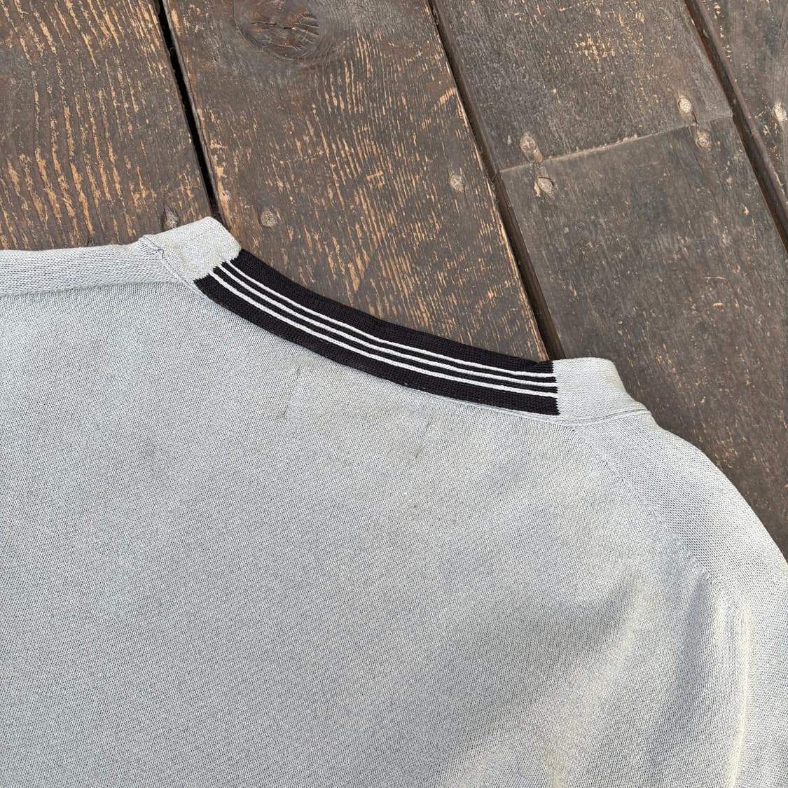 스톤아일랜드 라이트 그레이 라운드 넥 니트 상품이미지7