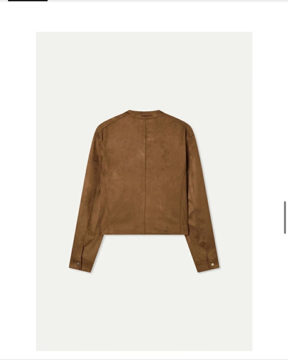 미쏘 바이커 자켓 브라운 S 새상품 (129000원) 상품이미지4