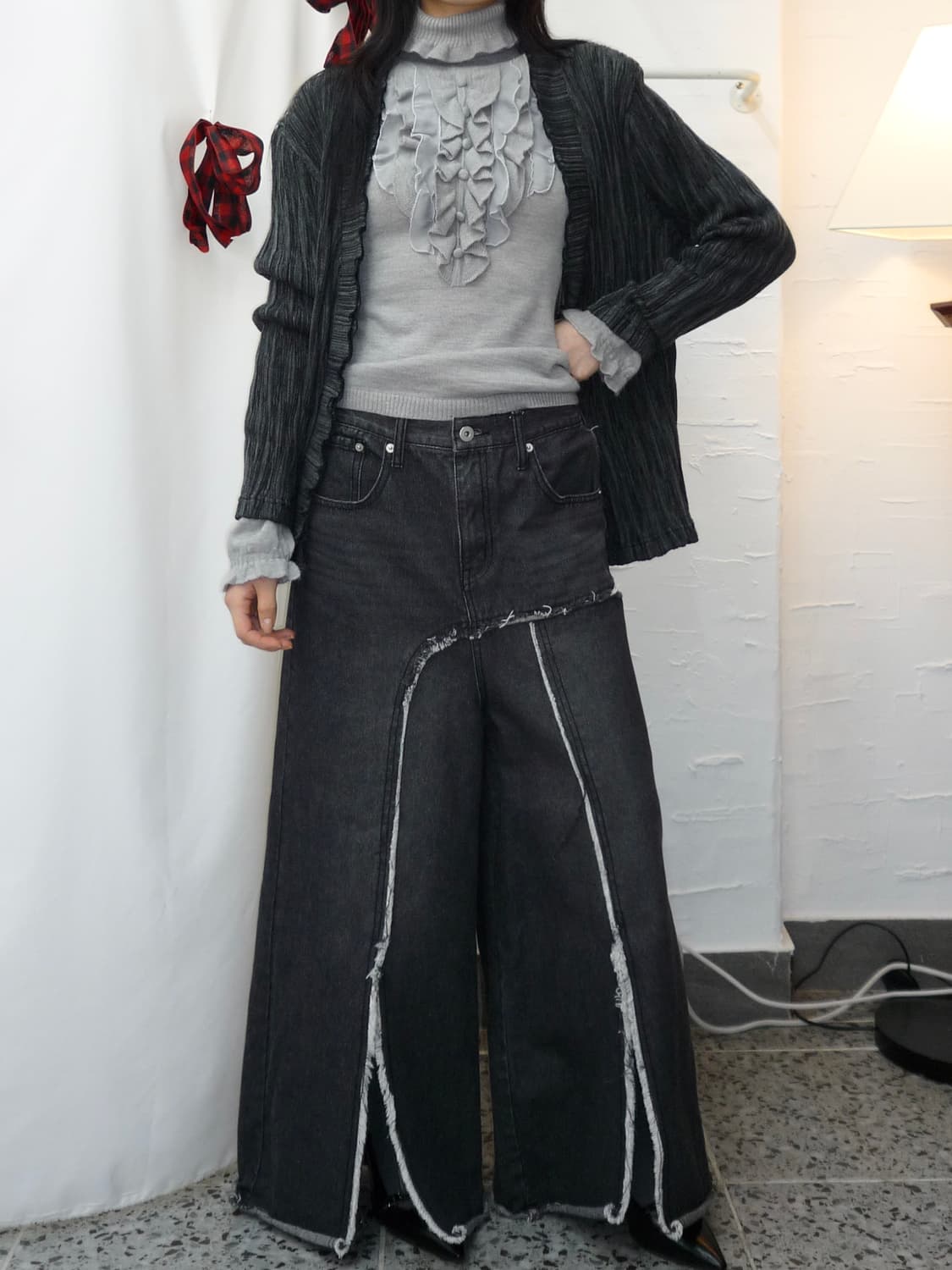 shadow cutline jeans 상품이미지2