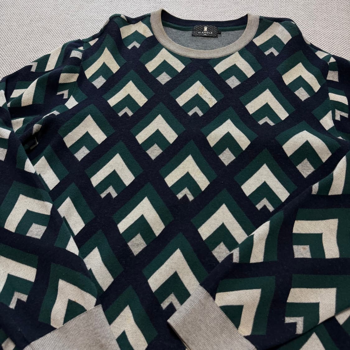 W.ANGLE 패턴 니트 스웨터 상품이미지3