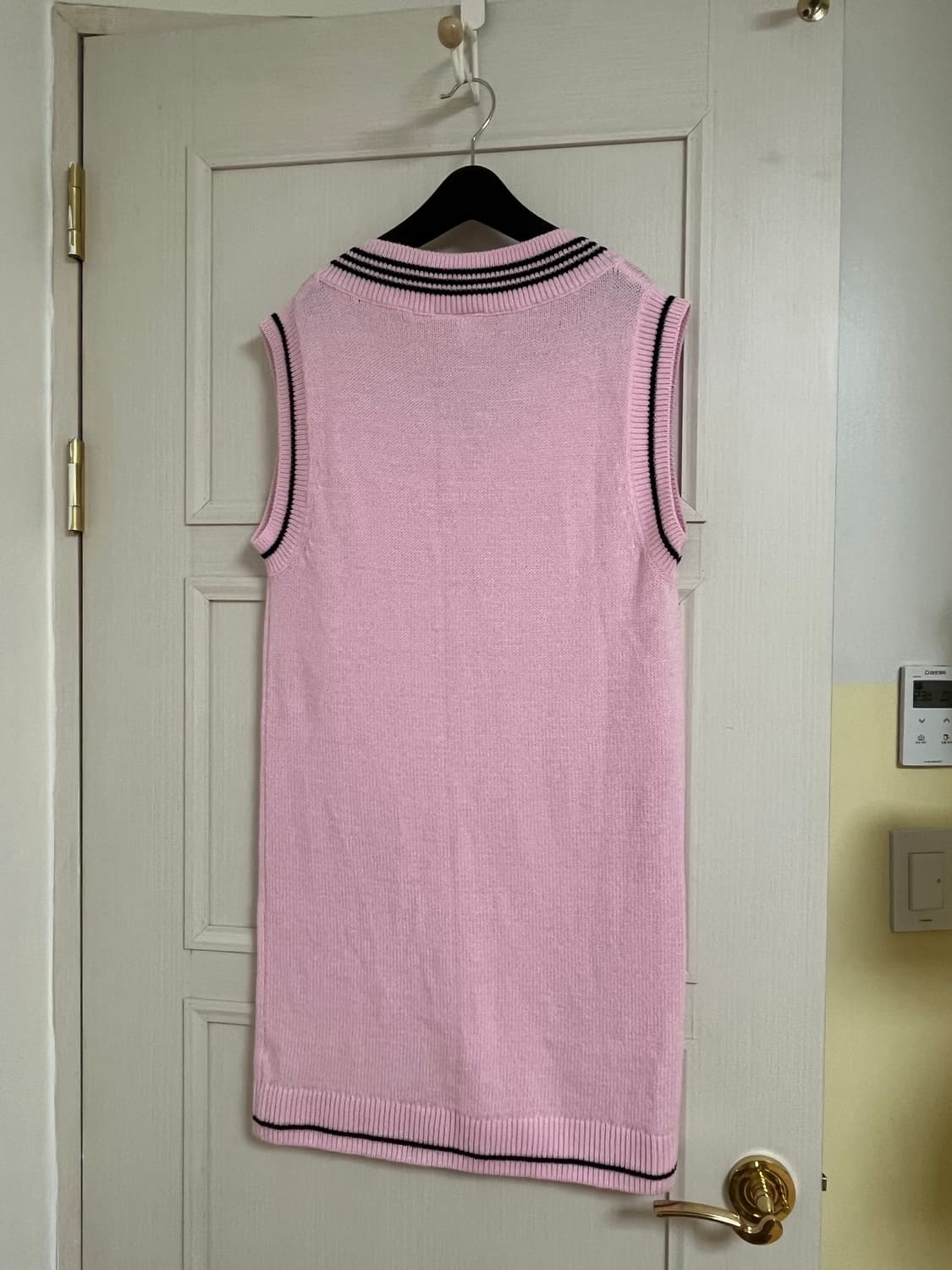 아디다스 파이어버드 핑크 니트 베스트 원피스 상품이미지3