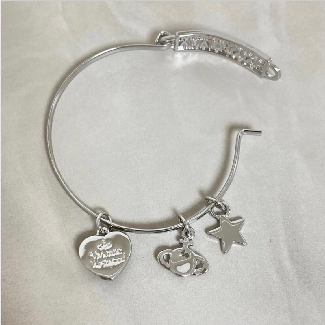 비비안웨스트우드 레어링 로고 orb 참 뱅글 팔찌 상품이미지3