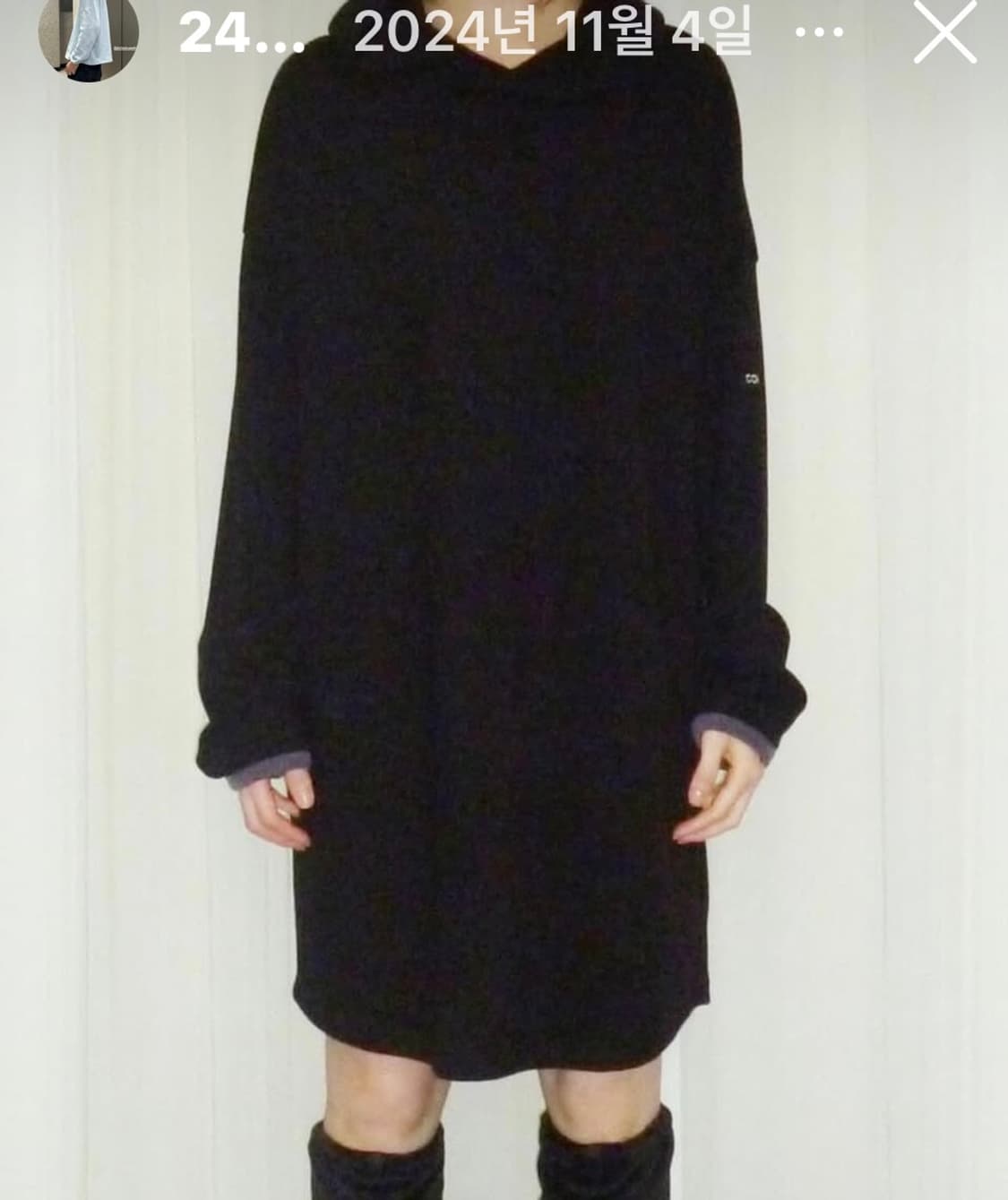 Jichoi 지초이컴포트 24-005 원피스 블랙 3 상품이미지1