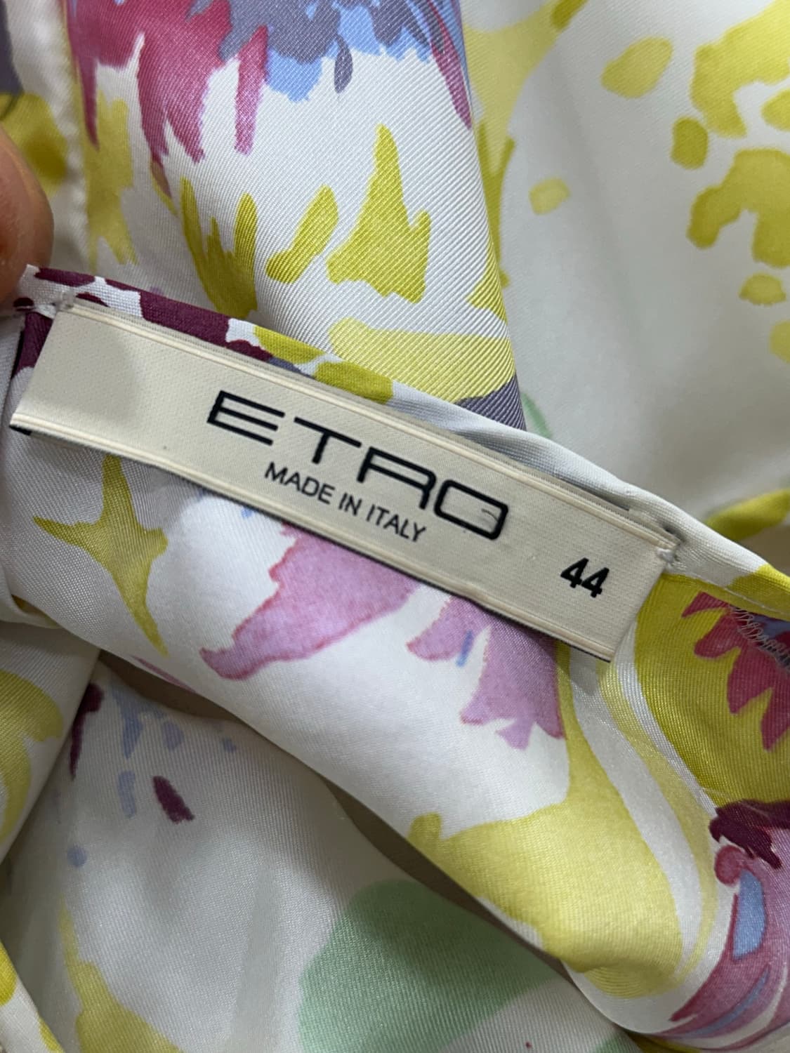 에트로 실크 플라워 원피스 상품이미지8