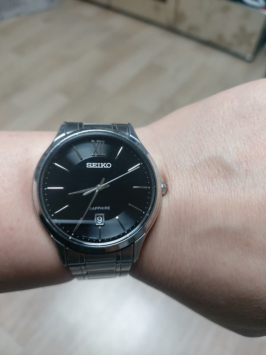 세이코 사파이어 글래스 블랙 다이얼 상품이미지4