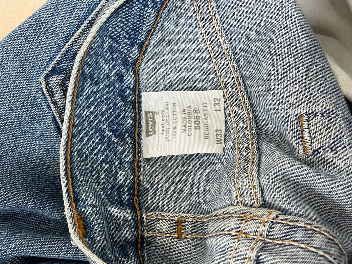 MR FLEAMARKE 리바이스 505 리빌드 팬츠 (33사이즈) 상품이미지8