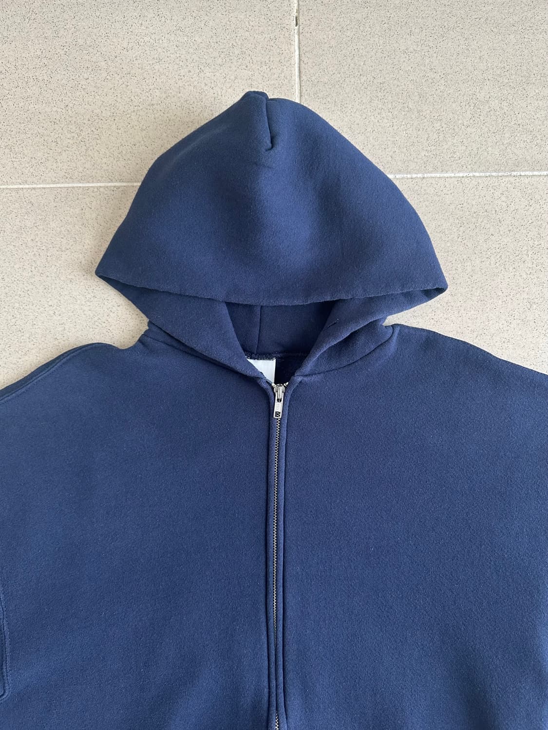 00s 빈티지 러셀 후드집업 네이비 L 상품이미지4