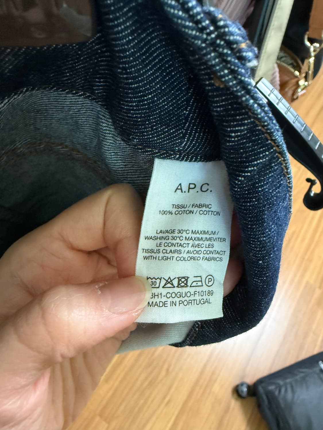 A.P.C. 아페쎄 Kathleen 데님 버뮤다 팬츠 34 상품이미지5