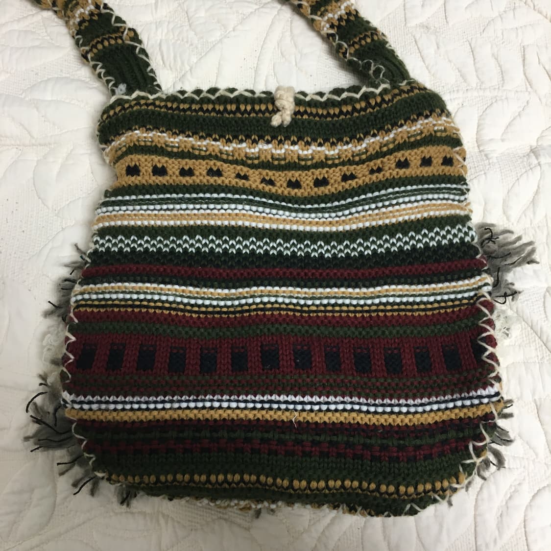 Vintage / handmade 빈티지 뜨개 가방 상품이미지3