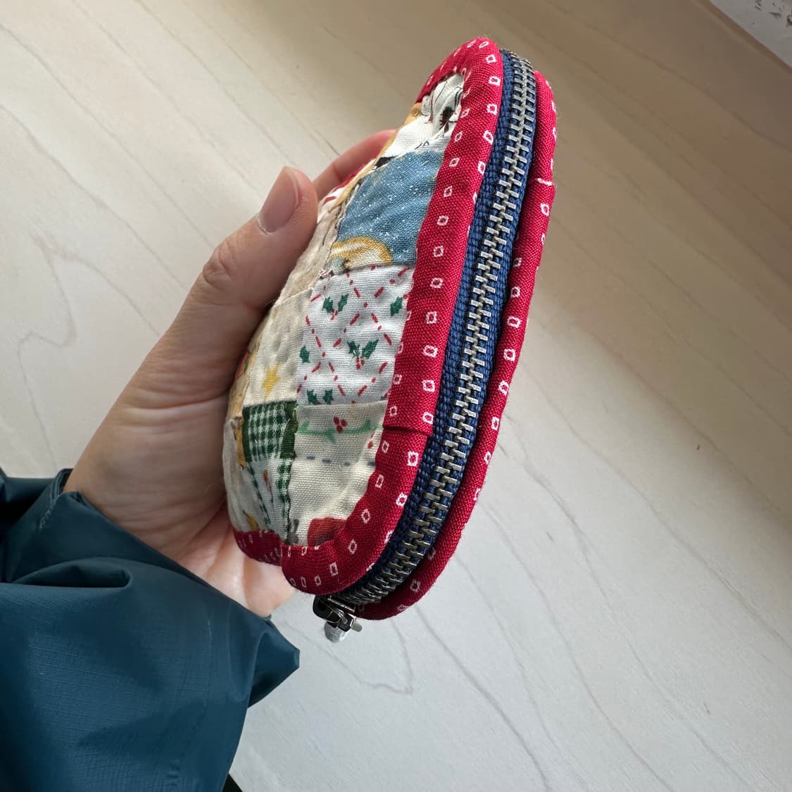 크리스마스 퀼트 파우치 / 화장품 파우치 / 핸드메이드 상품이미지3