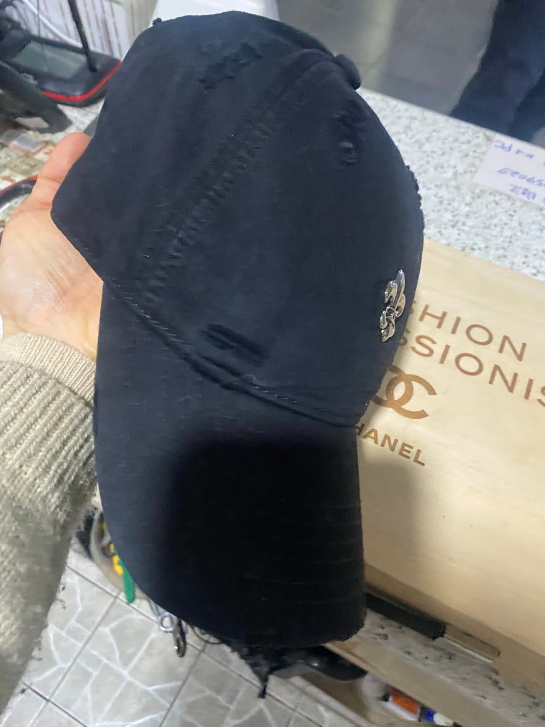 블랙 볼캡(새상품) 상품이미지6