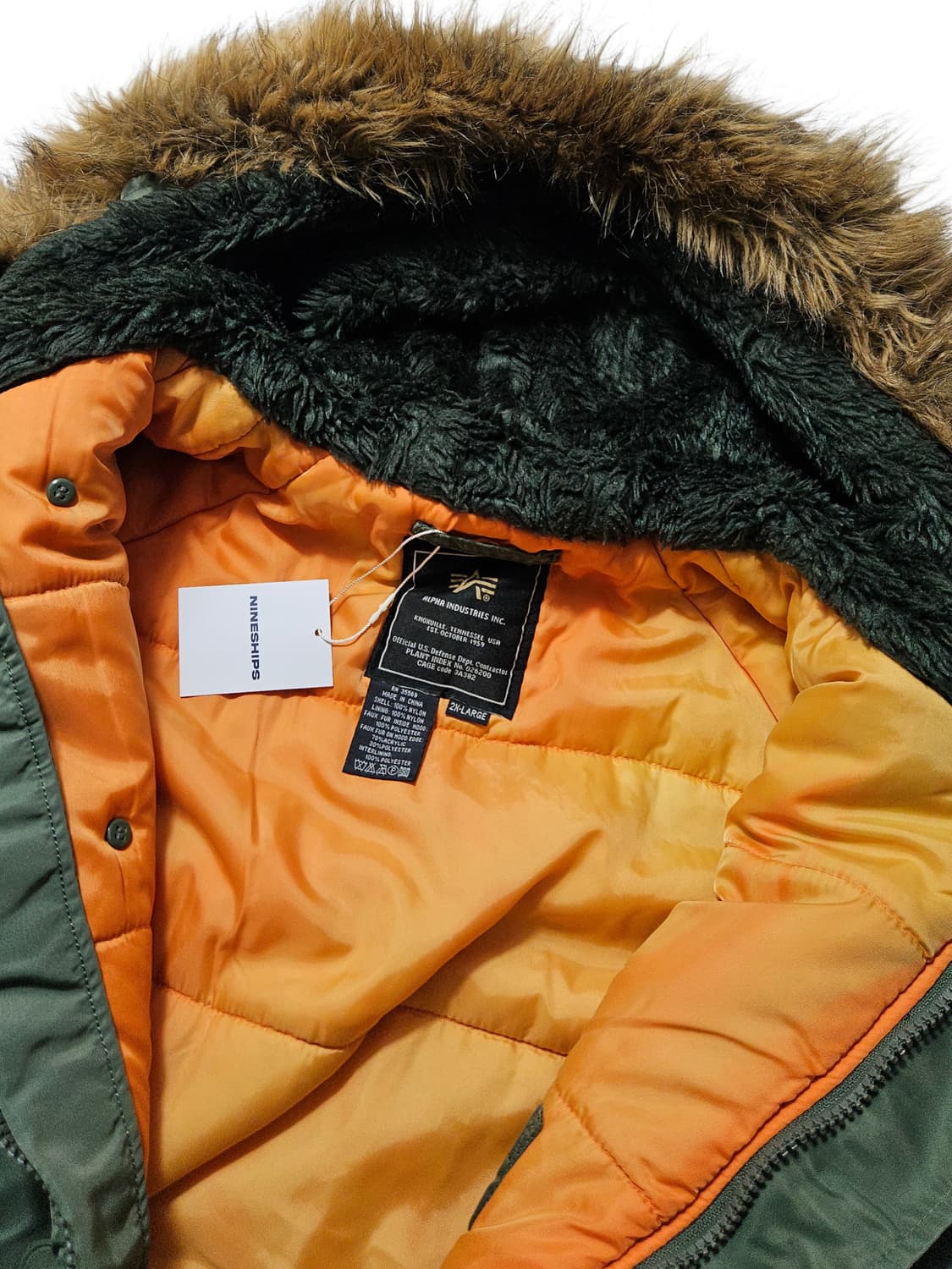 알파인더스트리 N3B 빈티지 파카 XXL 상품이미지4