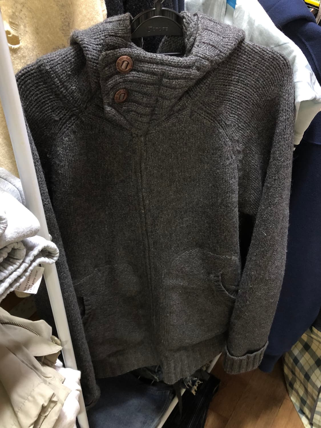 니트 집업 상품이미지4