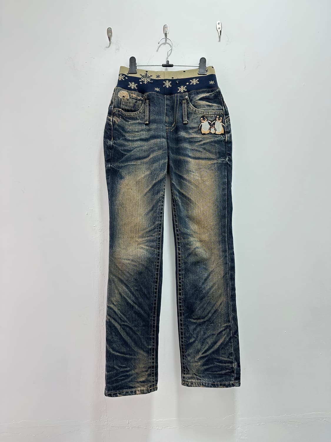 Vintage patch detail washing denim  상품이미지8