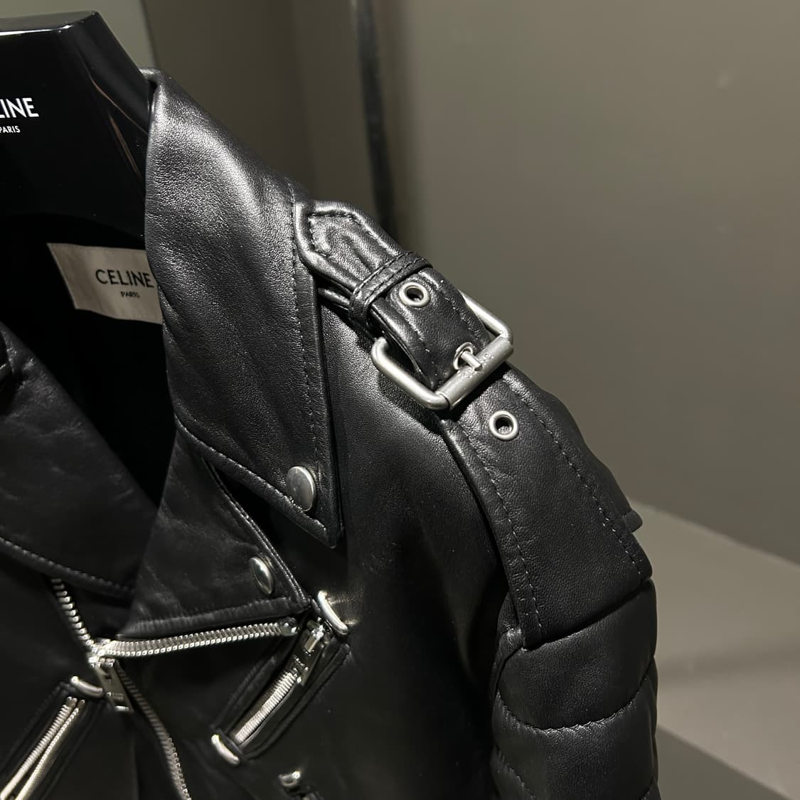 셀린느 바이커 스트랩 레더자켓 상품이미지3