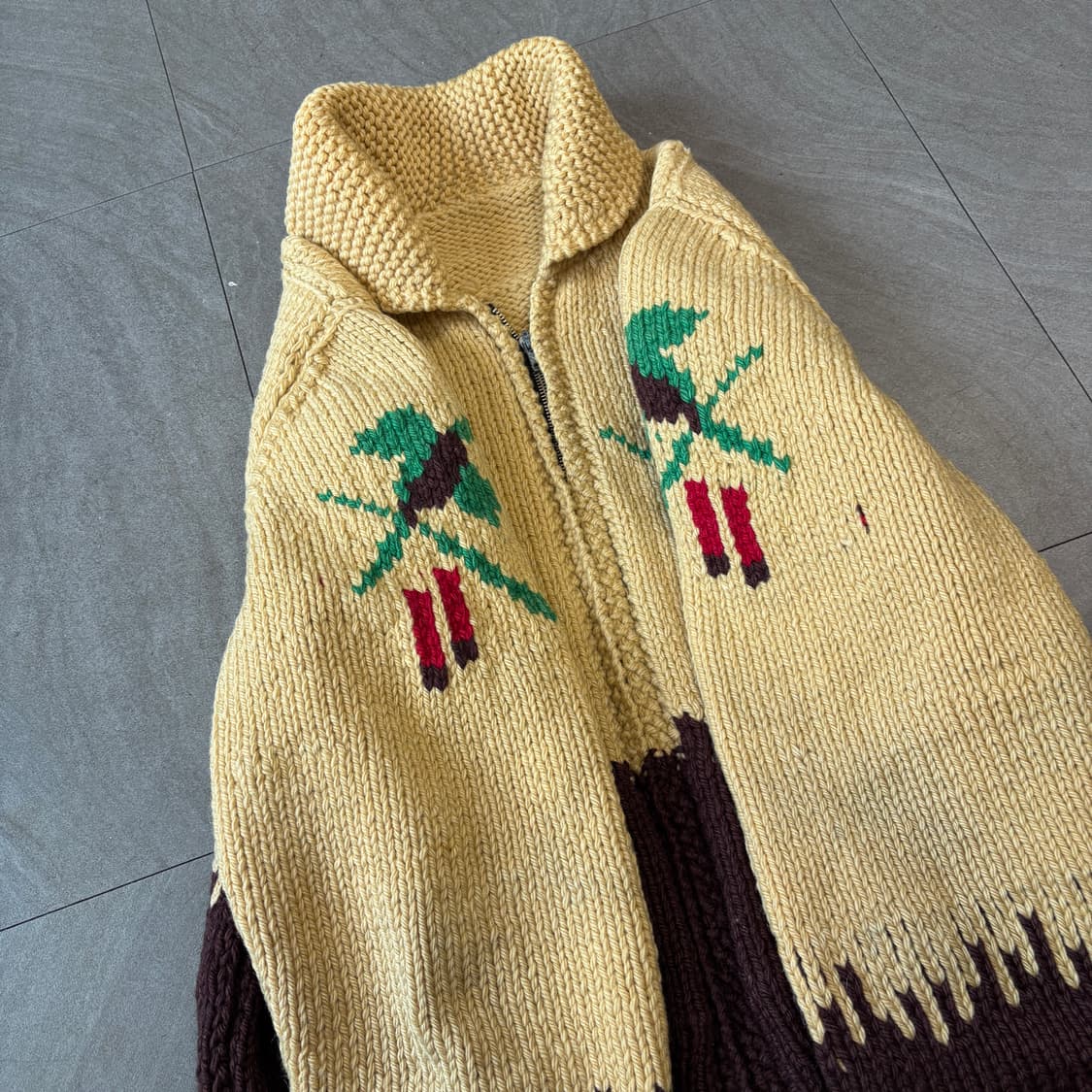 60~70년대 캐나다 생산 빈티지 헌팅 코위찬 자켓 상품이미지7