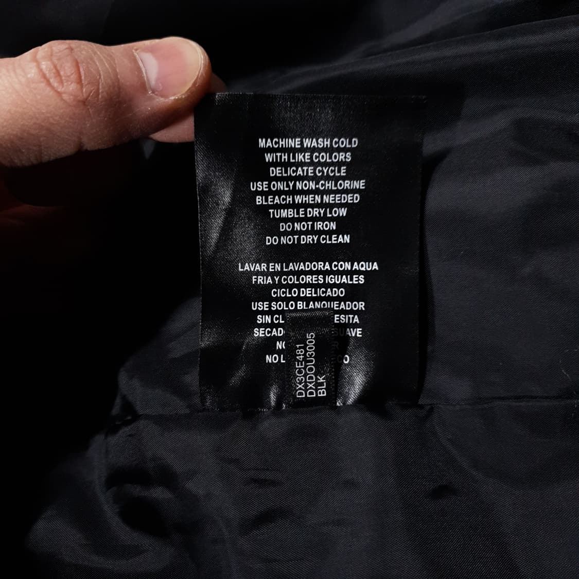 실측 XL) DKNY 울트라로프트 퀼팅 패딩 점퍼 블랙 상품이미지9