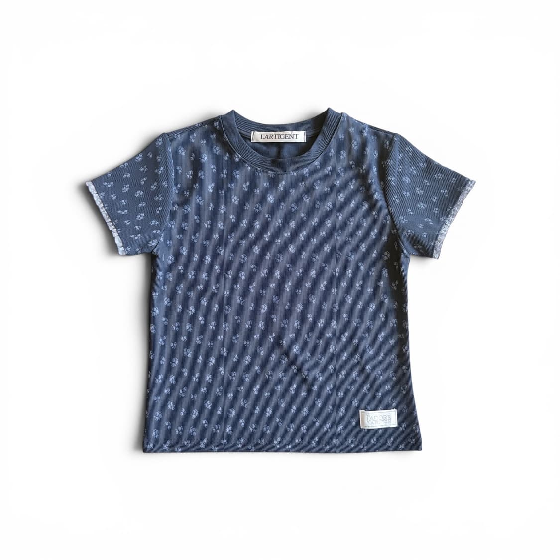 미착용) 라티젠 L19 FLOWER T-SHIRT(NAVY) 상품이미지3