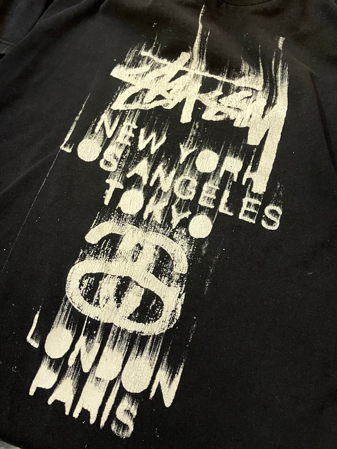 스투시 반팔 블랙 M  #csz1897 상품이미지4