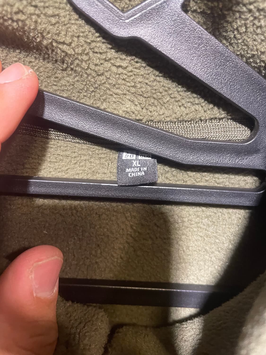 유니클로 투톤 기모 풀집업 자켓 xl 상품이미지2