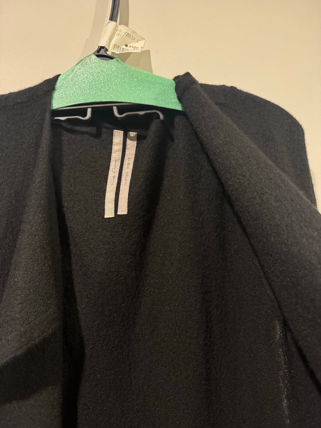 릭오웬스 캐시미어 100 롱 가디건  상품이미지4